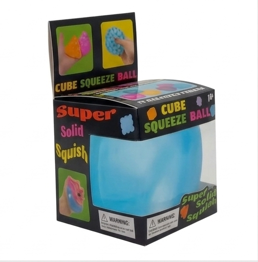 Cube Glace Squishy Poupouf – Anti-Stress à Pression Lente