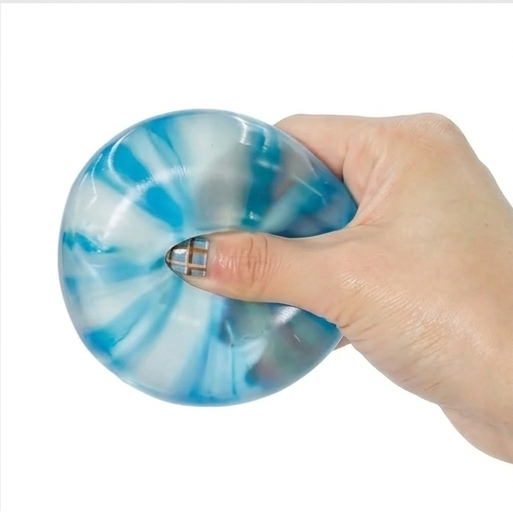 Cube Glace Squishy Poupouf – Anti-Stress à Pression Lente